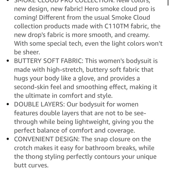 PUMIEY Short Sleeve Crewneck Thong Bodysuit - Medium - Picture 8 of 8